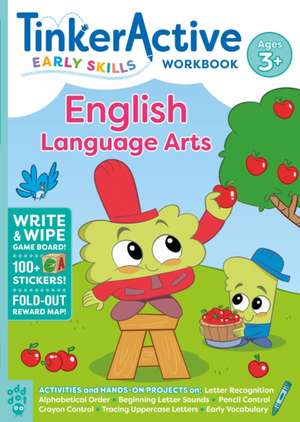 TinkerActive Early Skills English Language Arts Workbook Ages 3+ de Kate Avino