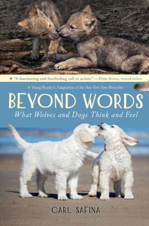 Beyond Words: What Wolves and Dogs Think and Feel (A Young Reader de Carl Safina