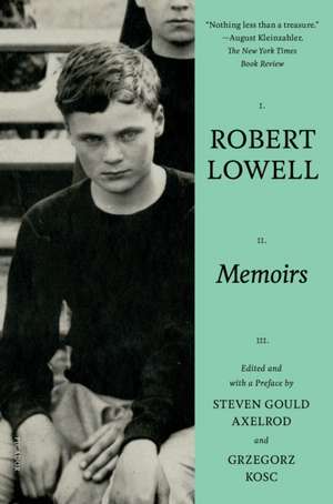 Memoirs de Robert Lowell