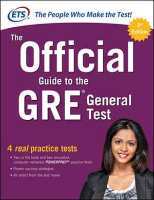 The Official Guide to the GRE General Test, Third Edition de N/A Educational Testing Service