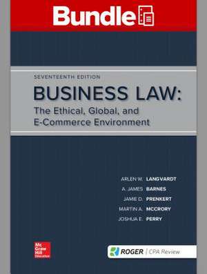 Gen Combo Looseleaf Business Law; Connect Access Card [With Access Code] de Langvardt, Arlen W.