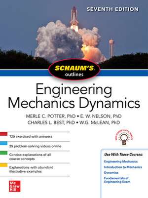 Schaum's Outline of Engineering Mechanics Dynamics, Seventh Edition de Merle Potter