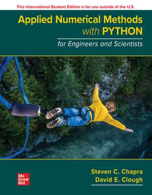 Applied Numerical Methods with Python for Engineers and Scientists ISE de Steven Chapra