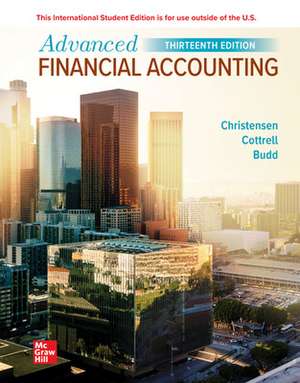 Advanced Financial Accounting ISE de Theodore Christensen