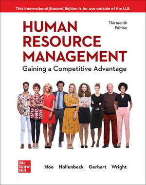 Human Resource Management: Gaining a Competitive Advantage ISE de Raymond Noe