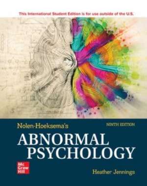 Abnormal Psychology ISE de Susan Nolen-Hoeksema