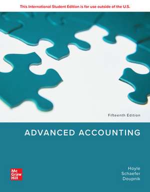 Advanced Accounting ISE de Joe Ben Hoyle