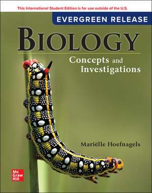 Biology: Concepts and Investigations: 2024 Release ISE de Mariëlle Hoefnagels