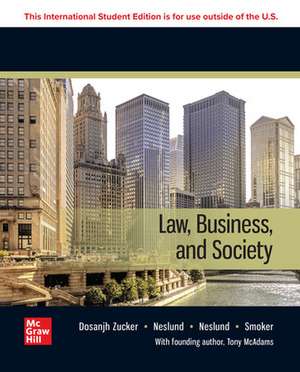 Law, Business and Society: 2024 Release ISE de Tony McAdams