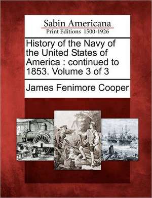 History of the Navy of the United States of America de James Fenimore Cooper