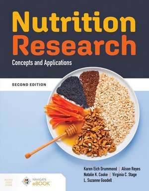 Nutrition Research: Concepts and Applications de Karen Eich Drummond