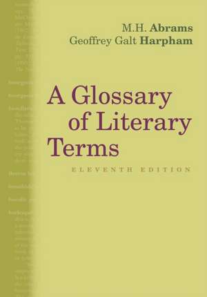 A Glossary of Literary Terms de M.H. ABRAMS