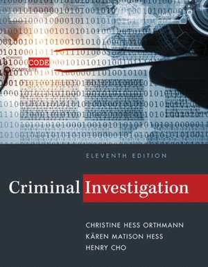 Criminal Investigation de Karen M. Hess