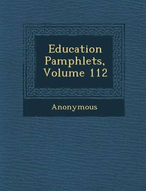 Education Pamphlets, Volume 112 de Anonymous