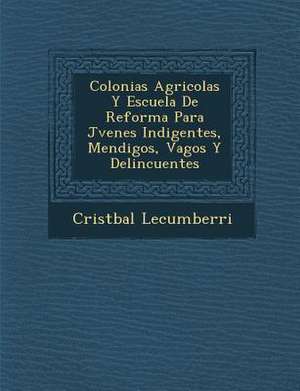 Colonias Agricolas Y Escuela De Reforma Para J&#65533;venes Indigentes, Mendigos, Vagos Y Delincuentes de Crist& Lecumberri