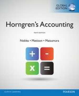 Horngren's Accounting, Global Edition de Brenda Mattison