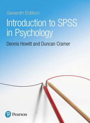 Introduction to SPSS in Psychology de Dennis Howitt