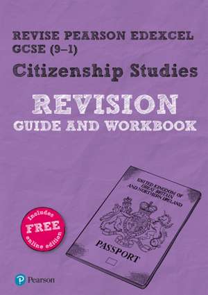 Roffe, G: Pearson REVISE Edexcel GCSE Citizenship Revision G de Graeme Roffe