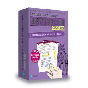 Pearson REVISE Edexcel GCSE English Language: Revision Cards Incl. online revision - for 2025 and 2026 exams de Emma Clark