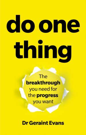 Do One Thing de Geraint Evans