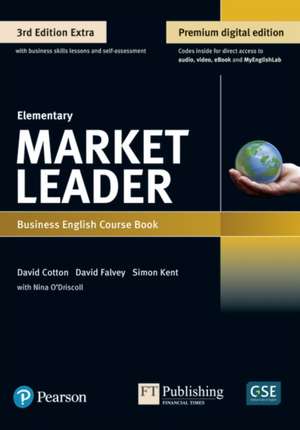 Market Leader 3e Extra Elementary Course Book, eBook, QR, MEL & DVD Pack de Nina O'Driscoll