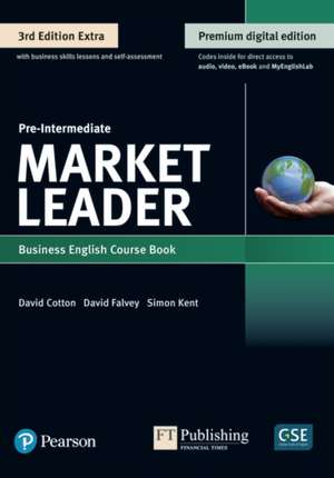 9781292361161 Market Leader 3e Extra Pre Intermediate Course Book, eBook, QR, MEL & DVD Pack de Simon Kent