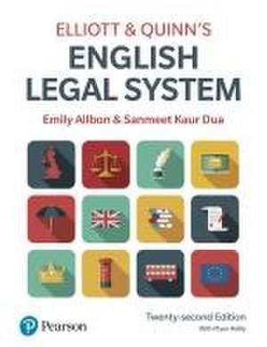 Elliott & Quinn's English Legal System de Emily Allbon