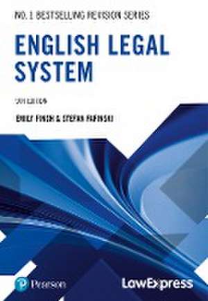 Law Express Revision Guide: English Legal System de Emily Finch