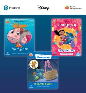 Pearson Bug Club Disney Reception Pack D, including decodable phonics readers for phases 2 to 4: Finding Nemo: Tap, Tap, Tap!, Lilo and Stitch: The Odd Dog, Monsters, Inc: The Little Basket de Marie Hardy