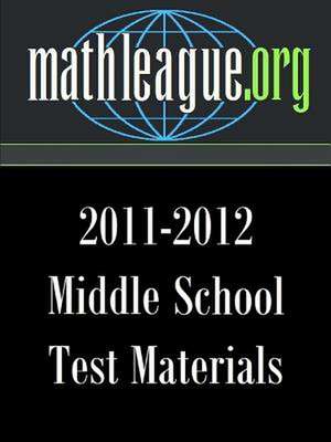 Middle School Test Materials 2011-2012 de Tim Sanders