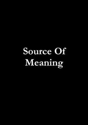 Source of Meaning de A. Mayar