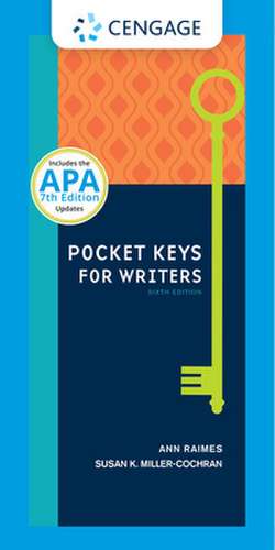 Pocket Keys for Writers with APA Updates, Spiral Bound Version de Ann Raimes