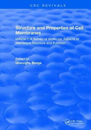 Structure and Properties of Cell Membrane Structure and Properties of Cell Membranes de Benga