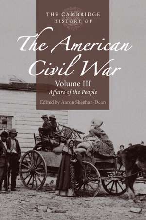 The Cambridge History of the American Civil War: Volume 3, Affairs of the People de Aaron Sheehan-Dean