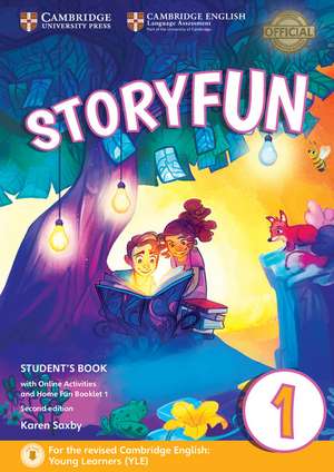 Storyfun for Starters Level 1 Student's Book with Online Activities and Home Fun Booklet 1 de Karen Saxby