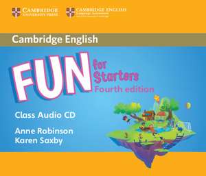 Fun for Starters Class Audio CD de Anne Robinson