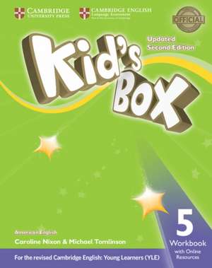 Kid's Box Level 5 Workbook with Online Resources American English de Caroline Nixon