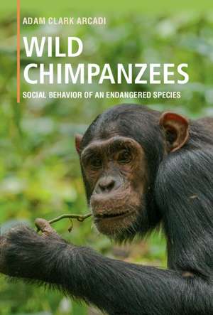 Wild Chimpanzees: Social Behavior of an Endangered Species de Adam Clark Arcadi