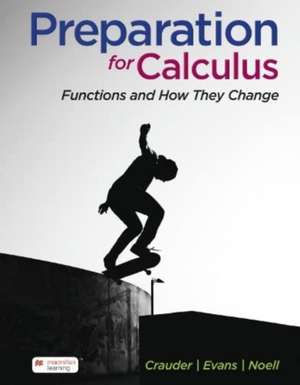 Crauder, B: Preparation for Calculus (International Edition) de Alan Noell