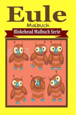 Eule Malbuch de Die Blokehead