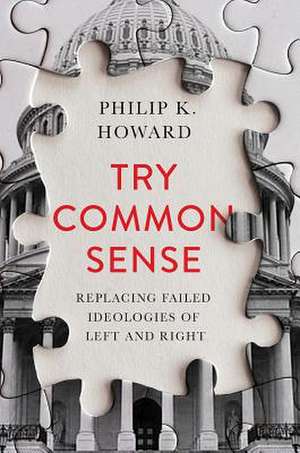 Try Common Sense – Replacing the Failed Ideologies of Right and Left de Philip K. Howard