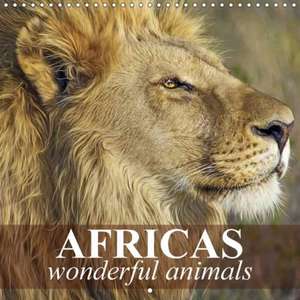 Africas wonderful animals (Wall Calendar 2018 300 × 300 mm Square) de Elisabeth Stanzer