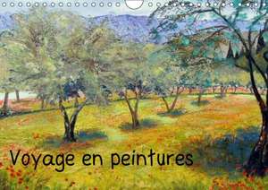 Voyage en peinture (Calendrier mural 2018 DIN A4 horizontal) de Gyslaine Pachet Micheneau