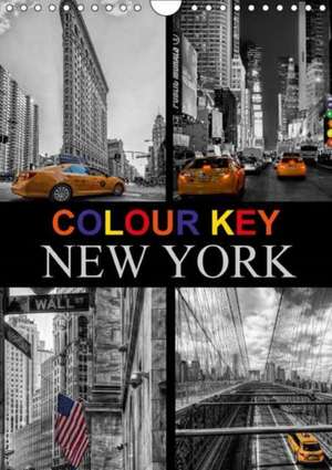 Colour Key in New York (Wall Calendar 2018 DIN A4 Portrait) de Carina Buchspies