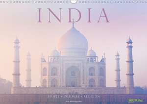 India - People Colours Religion (Wall Calendar 2020 DIN A3 Landscape) de Jens Benninghofen