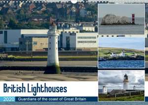 British Lighthouses (Wall Calendar 2020 DIN A3 Landscape) de Sharon Poole