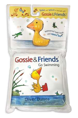 Gossie & Friends Go Swimming Bath Book with Toy de Olivier Dunrea