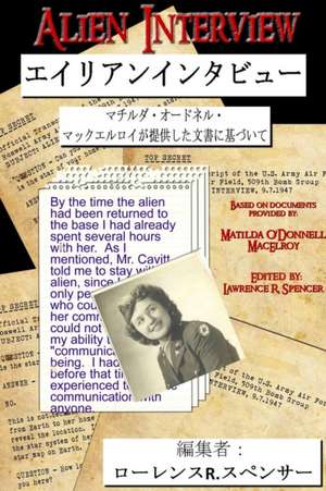 ALIEN INTERVIEW - JAPANESE EDITION de Lawrence R. Spencer