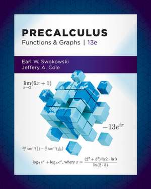 Student Solutions Manual for Swokowski/Cole's Precalculus: Functions and Graphs, 13th de Earl Swokowski