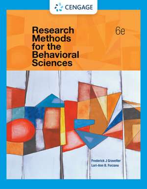 Research Methods for the Behavioral Sciences de Frederick Gravetter